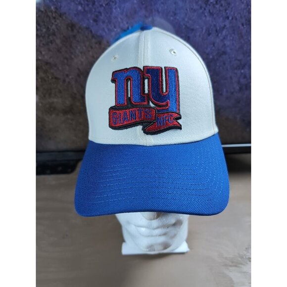 New York Giants Hat New Era 39Thirty Football Cap Flex Fit Clean White Logo - Picture 1 of 7